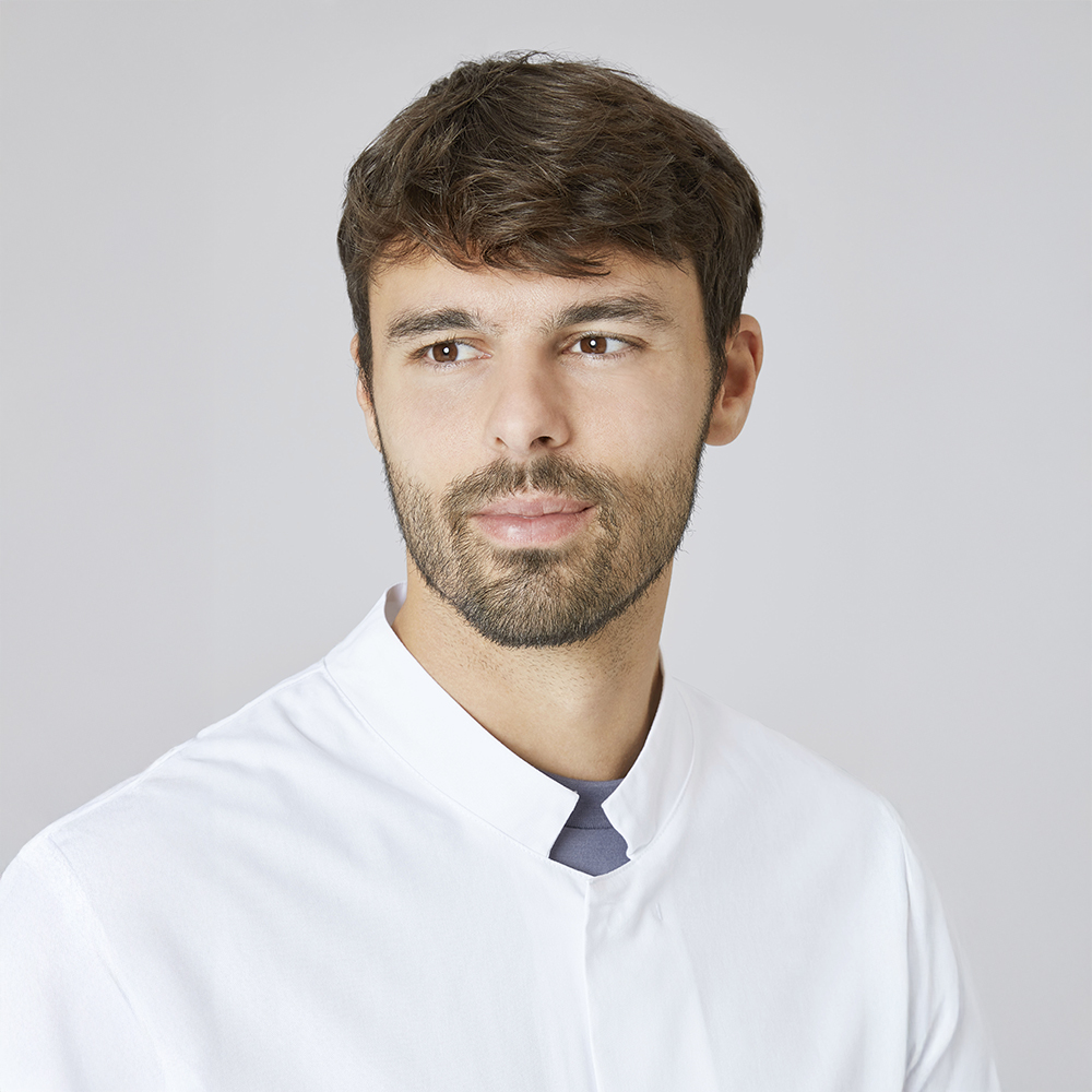 Element 6 von 9 (Bild) – Herren Laborkittel, weiß, Größe 2XL