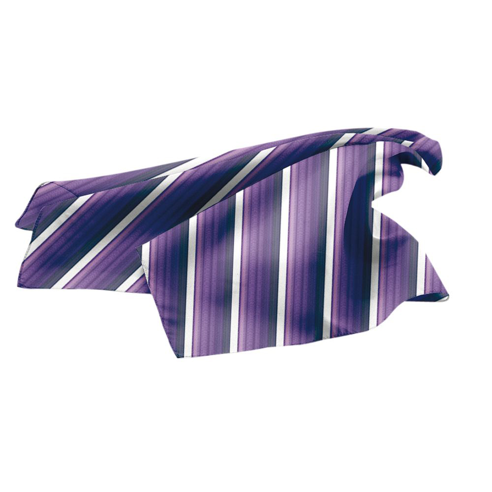 Element 2 of 2 (image) – scarf, striped,  B 70 x L 70cm, col. purpletones