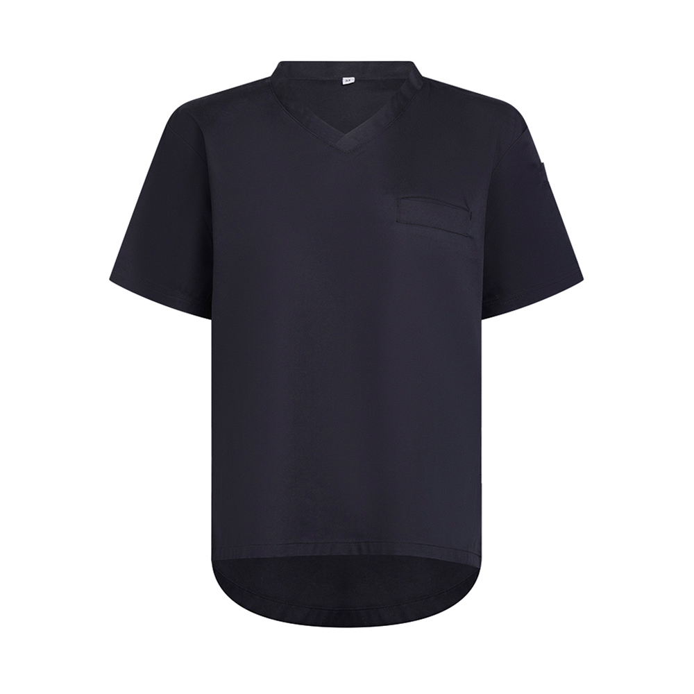 Unisex Kochshirt schwarz