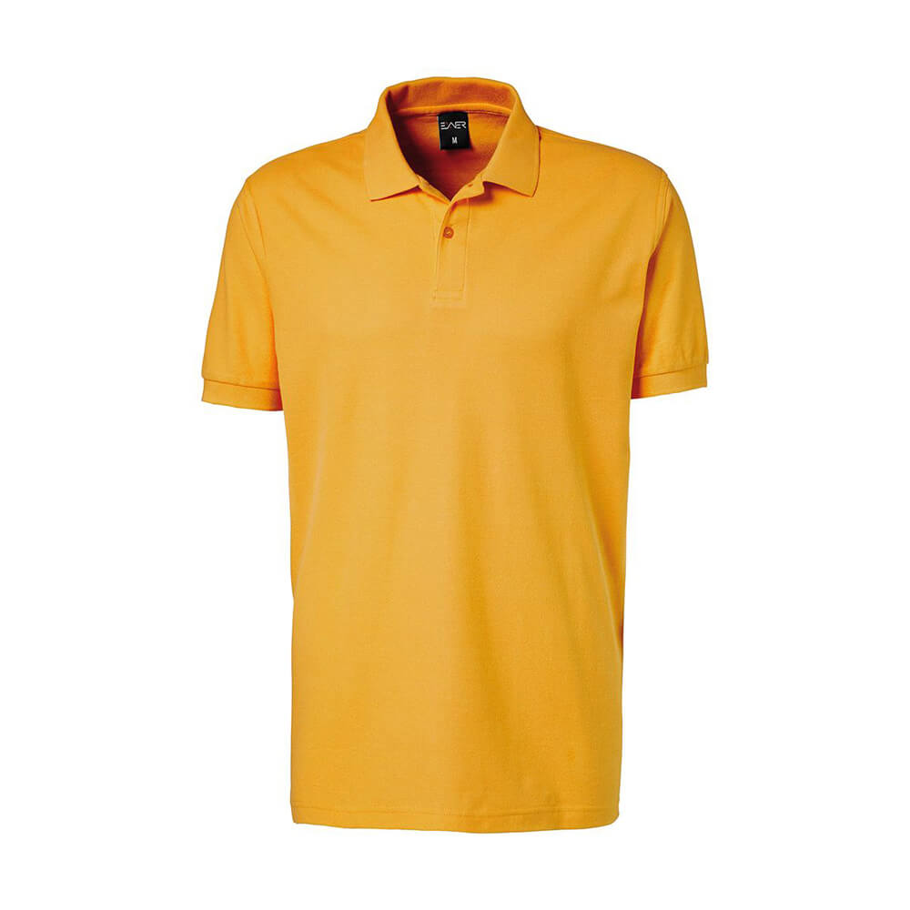 Herren-Poloshirt,Piqué-Material Zwei Ton-in-Ton KnöpfeKragen- und Ärmelbündchen