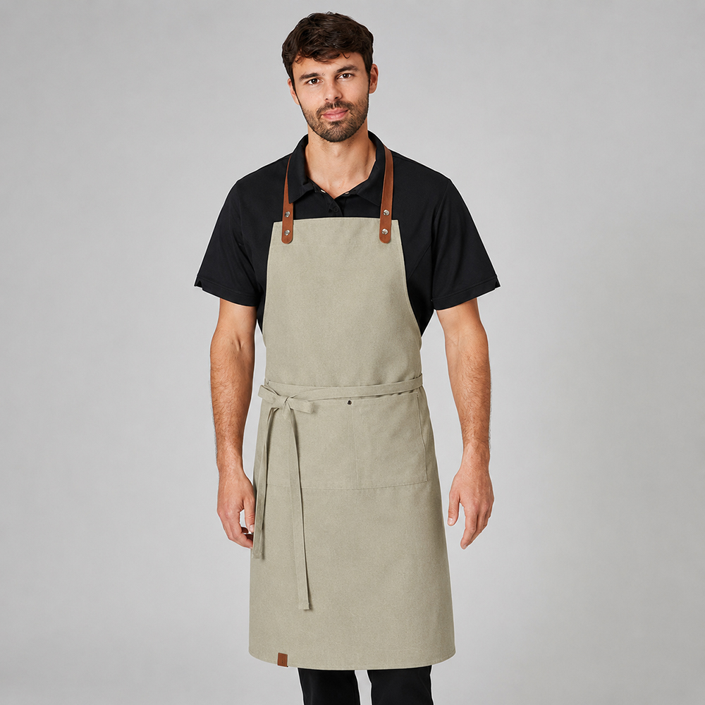 Mit durchgehenden Stoffbändern,Verstellbares Kunstleder-Nackenband mit je 2 Druckknöpfen.