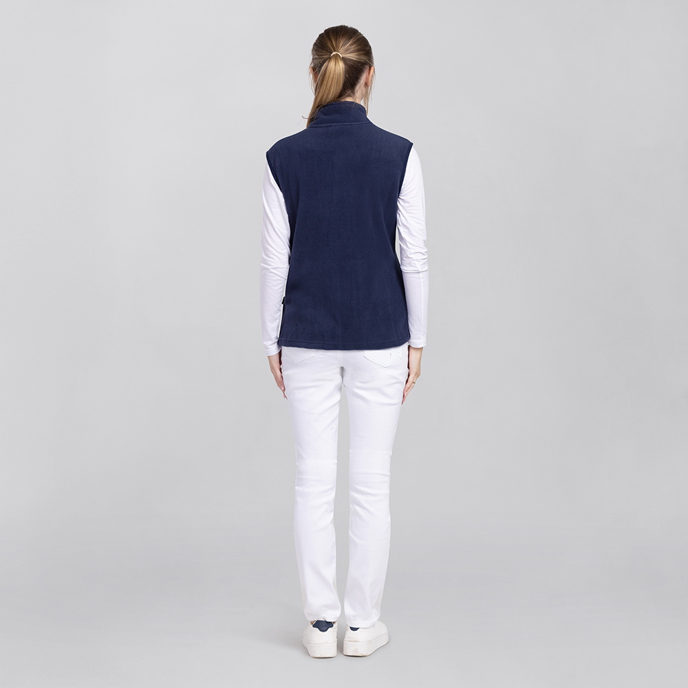 Element 4 of 6 (image) – Damen Fleeceweste, navy, L