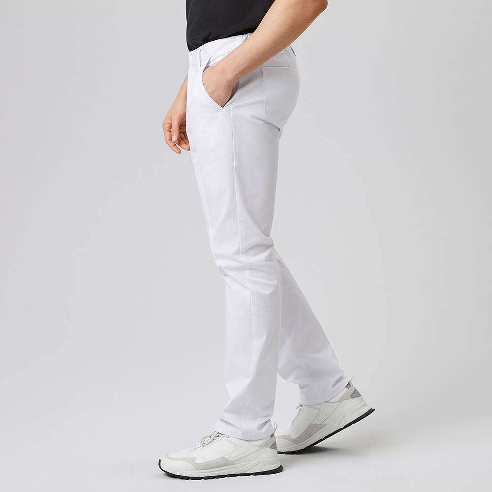 5 Taschenhose,Bund mit Schlaufe,Reissverschluss,normale leibhöhe,schlank geschnittenes-Bein,