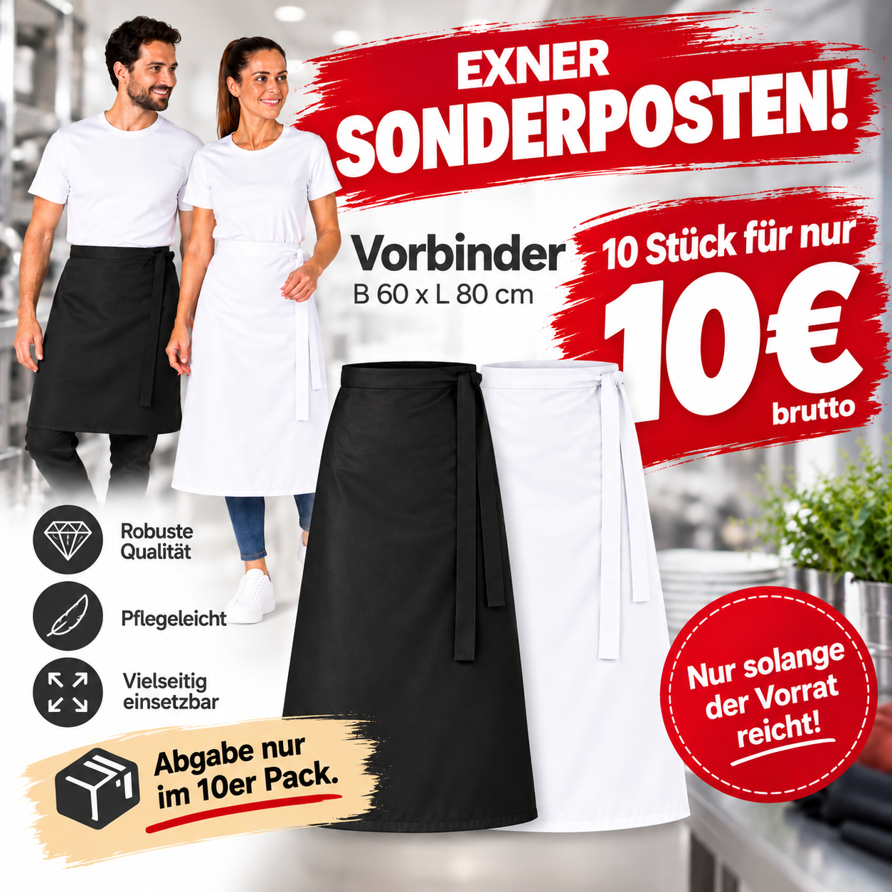 Sonderposten Vorbinder 10 Stück für 10 Euro