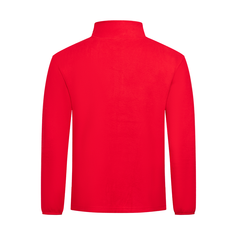 Element 6 of 6 (image) – Herren Fleecejacke rot, XL