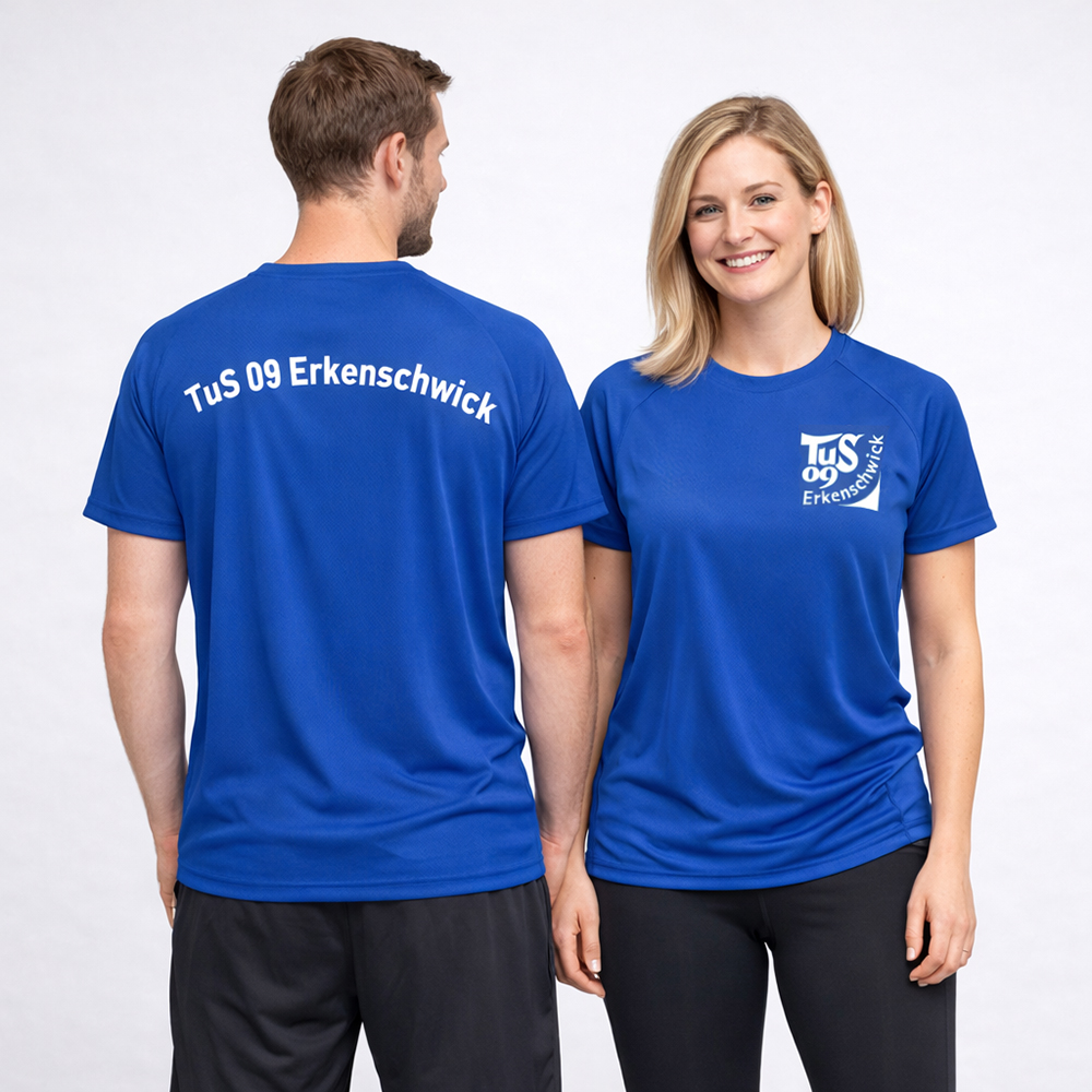 Exne Funktionsshirt für Damen und Herren in royal blau
