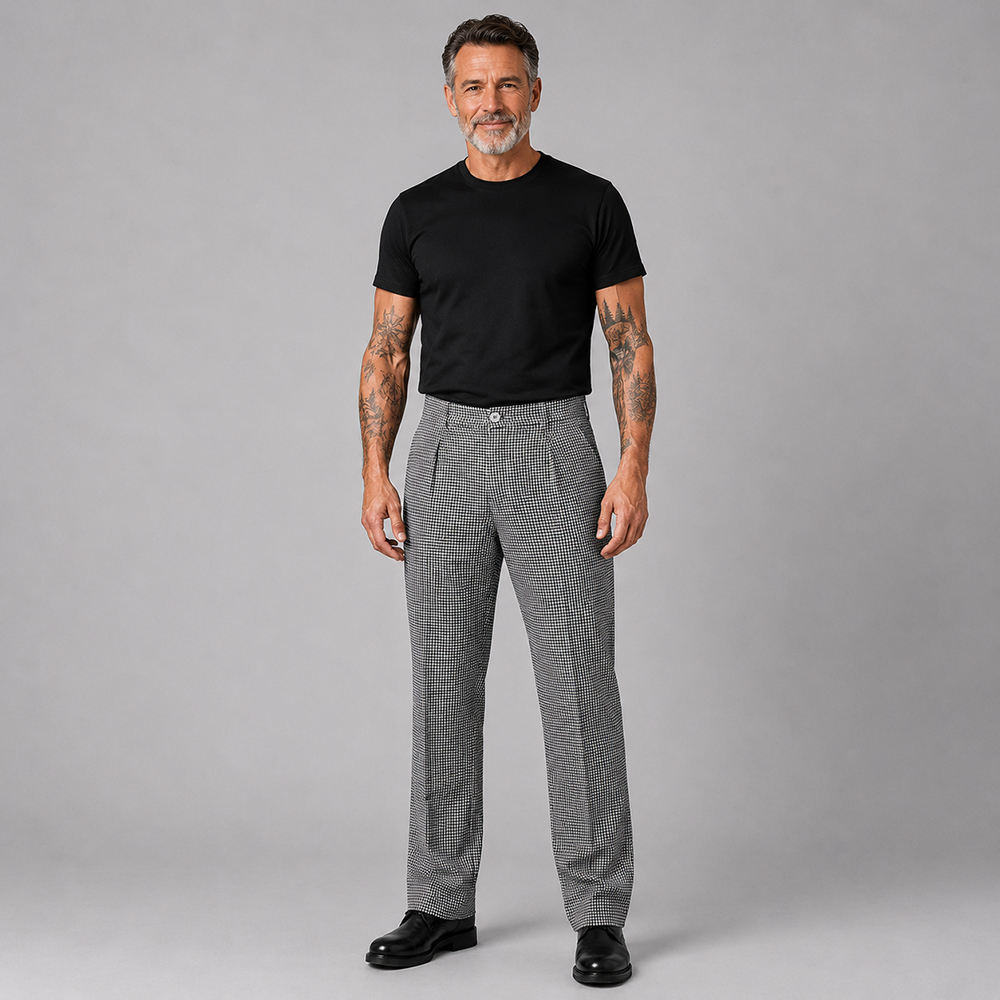 Element 3 von 5 (Bild) – Herrenhose pepita Gr. 28