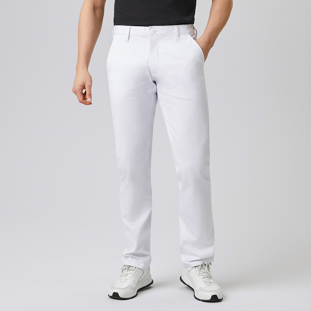 5 Taschenhose,Bund mit Schlaufe,Reissverschluss,normale leibhöhe,schlank geschnittenes-Bein,