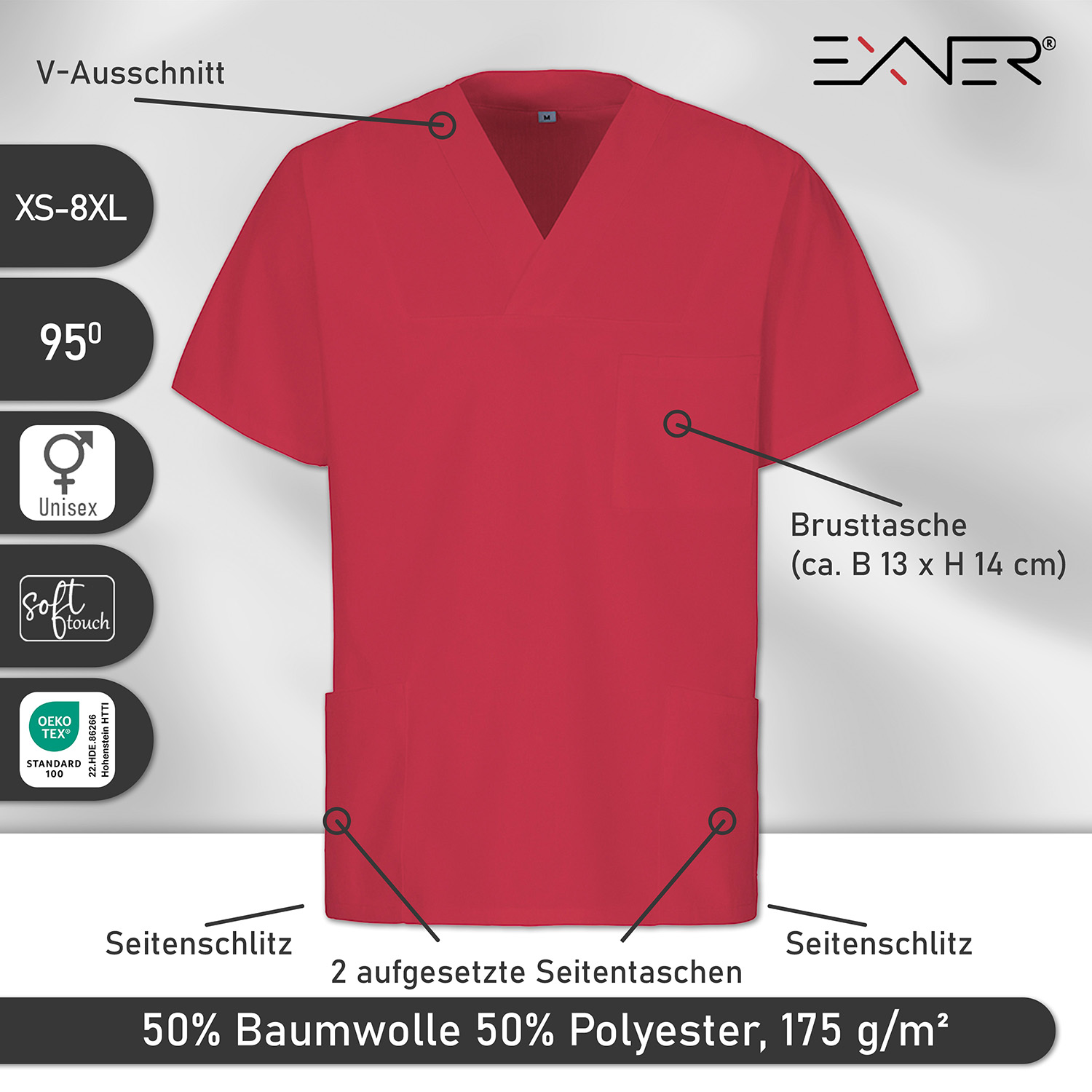 Unisex slip-on tunic