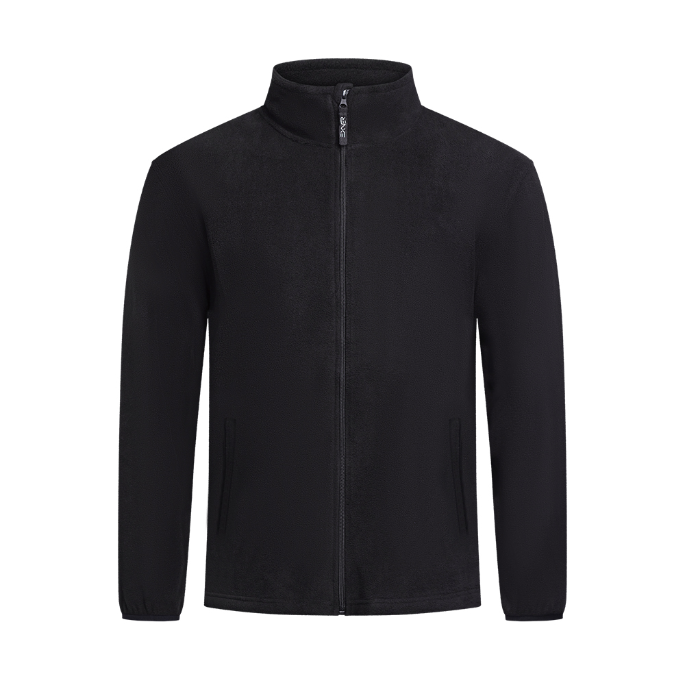 Element 5 von 6 (Bild) – Herren Fleecejacke schwarz, M